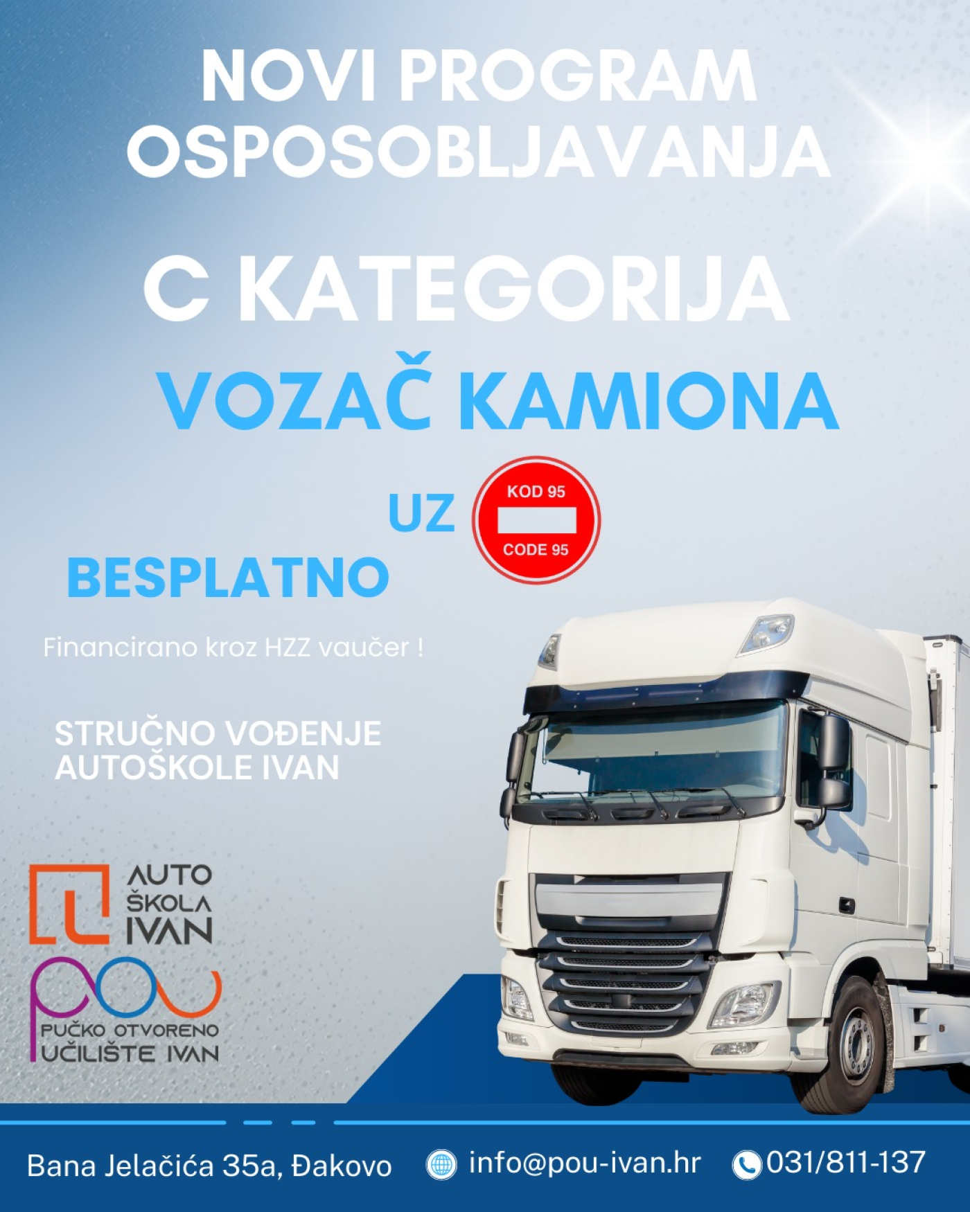 BESPLATNA C KATEGORIJA UZ POČETNI KOD95